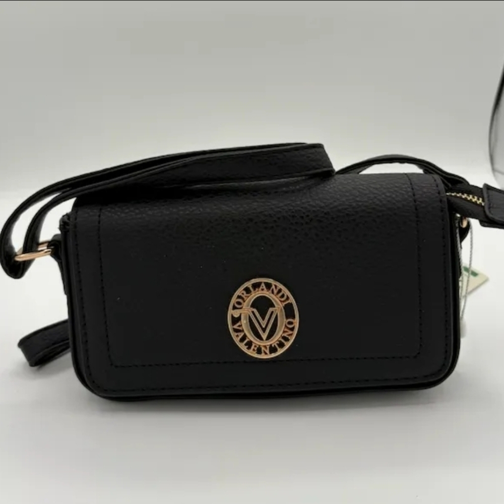 NWT Valentino Orlandi Black Crossbody Bag - Picture 8 of 9